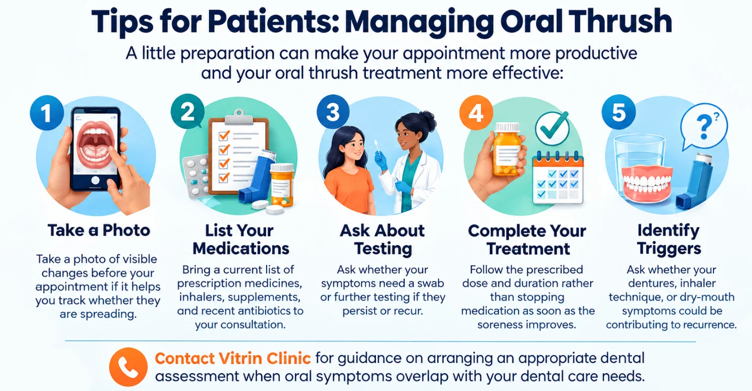 oral thrush treatment INFOGRAPHIC